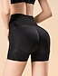 billige Shorts til kvinner-Dame Scrunch Butt Shorts Formet Bekledning Høy Midje Kort Svart