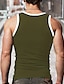 Χαμηλού Κόστους Αμάνικα Μπλουζάκια Γυμναστικής-Ανδρικά Αμάνικη Μπλούζα Συνδυασμός Χρωμάτων Λαιμόκοψη U ΕΞΩΤΕΡΙΚΟΥ ΧΩΡΟΥ Εξόδου Αμάνικο Ρούχα Μοντέρνα Υψηλής Ποιότητας Μυς Muscle Fit