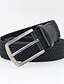 cheap Men&#039;s Belt-Men&#039;s Belt Simple Casual Polyester Stretch Knit Buckle Belt Fashionable Gift For Boyfriend And Father