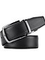 abordables Ceintures pour homme-Ceinture habillée pour hommes ceinture en cuir décontractée rétro ceinture à cliquet double face alliage de peau de vache noire boucle ardillon ceinture élégant gentleman