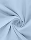 abordables Camisa de lino y algodón-Hombre camisa de lino Camisa Camisa de verano Camiseta Tee Camisa casual Negro Blanco Azul Piscina Manga Larga Color sólido Escote en Pico Verano Exterior Calle Ropa