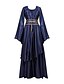 cheap Medieval-Vintage Inspired Medieval Ball Gown Cocktail Dress Vintage Dress Dress Costume Prom Dress Cosplay Outlander Women&#039;s Cosplay Costume Dress