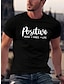 Χαμηλού Κόστους Γραφικά πουκάμισο ανδρών-Γραφική Γράμμα 1 2 3 Μπλουζάκι Casual στυλ Ανδρικά Γραφικός 65% πολυεστέρας 35% Cottton Πουκάμισο Πουκάμισο Κοντομάνικο Άνετο μπλουζάκι ΕΞΩΤΕΡΙΚΟΥ ΧΩΡΟΥ Καθημερινά Ανοιξη καλοκαίρι