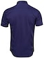 billige Skjorter til mænd-Herre Skjorte Jakkesætsskjorter Sort Hvid Navyblå Kortærmet Knaphul Sommer Bryllup Kontor og karriere Tøj