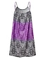 cheap Print Dresses-Women&#039;s Casual Dress Geometric Tie Dye Print Boat Neck Mini Dress Casual Daily Sleeveless Loose Fit Yellow Pink Purple Summer Spring S M L XL 2XL