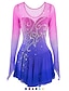cheap Figure Skating-Figure Skating Dress Women&#039;s Girls&#039; Ice Skating Dress Outfits Dark Red Dusty Rose Sky Blue Halo Dyeing Mesh Spandex High Elasticity Competition Skating Wear Handmade Ice Skating Figure Skating