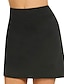 abordables Faldas Lisas-Mujer falda de golf Negro Azul Marino Oscuro Gris Protección Solar Vestidos Ropa de golf para damas Ropa Trajes Ropa Ropa