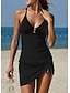 cheap Tankinis-Women&#039;s Normal Swimwear Tankini 2 Piece Swimsuit 2 Piece Printing Graphic Leopard Beach Wear Summer Bathing Suits