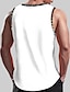 ieftine Tricouri de Sală-Bărbați Bluză Simplu / Solid Stil Nautic În aer liber Ieșire Fără manșon Îmbrăcăminte Modă Designer Muşchi Stil indian