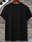 preiswerte Herren -Grafik -T -Shirt-Graphic Buchstabe Schwarz Gelb Rosa T Shirt Legerer Stil Herren Grafik 65% Polyester 35% Baumwolle Hemd Hemd Kurzarm Bequemes T-Shirt Outdoor Täglich Frühling Sommer Modedesigner-Kleidung S M L XL