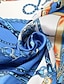 baratos Lenços e lenços de mulher-Mulheres Lenço de pescoço Presente Diário Feriado Tintura Tie Dye Poliéster Boêmia Decoração Casual 1 PC