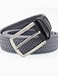 cheap Men&#039;s Belt-Men&#039;s Belt Simple Casual Polyester Stretch Knit Buckle Belt Fashionable Gift For Boyfriend And Father