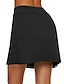 お買い得  無地スカート-女性用 ゴルフスカート ブラック ダークネービー グレー 日焼け防止 スカート レディース ゴルフウェア ウェア アウトフィット ウェア アパレル