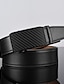 cheap Men&#039;s Belt-Men&#039;s Leather Belt 35mm Wide Ratchet Belt Dress Belt Black Cowhide Stylish Casual Gentleman Plain Meet Almost Any Occasion and Outfit