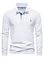 abordables Vêtements de golf pour hommes-Homme T-shirt POLO Blanche Protection Solaire Protection solaire UV Chemise Top Tenue de golf Vêtements Tenues Porter des vêtements