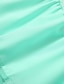abordables vestidos sencillos-Mujer Vestido blanco Vestido de encaje Vestido informal Mini vestido Negro Verde Trébol Azul claro Media Manga Color puro Encaje en contraste Verano Primavera Cuello Barco Elegante Vacaciones Holgado