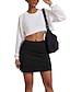 cheap Plain Skirts-Women&#039;s Golf Skirts Black Dark Navy Grey Sun Protection Skirt Ladies Golf Attire Clothes Outfits Wear Apparel