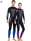 cheap Wetsuits &amp; Diving Suits-Dive&amp;Sail Women&#039;s Full Wetsuit 3mm SCR Neoprene Diving Suit Thermal Warm UPF50+ Quick Dry High Elasticity Long Sleeve Full Body Back Zip - Swimming Diving Surfing Scuba Patchwork Summer Spring Winter