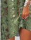 abordables Robes à motifs-Femme Floral Imprimer Col Ras du Cou Mini robe Rendez-vous Manche Courte Eté Printemps