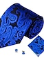 cheap Men&#039;s Ties &amp; Bow Ties-Men&#039;s Ties Bow Tie Pocket Square Cufflinks Sets Party Work Jacquard