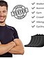abordables chaussettes pour hommes-Homme 3 paires Chaussettes Chaussettes courtes Noir Gris Claire Couleur Plein Casual du quotidien Basique Moyen Eté Printemps Automne Respirable