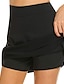 cheap Plain Skirts-Women&#039;s Golf Skirts Black Dark Navy Grey Sun Protection Skirt Ladies Golf Attire Clothes Outfits Wear Apparel