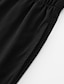 tanie Zestawy koszulek męskich-Męskie Spodenki ze sznurkiem w talii 2 sztuki stroje Kolorowy blok Prążki Wycięcie pod szyją Codzienny Dzienne zużycie Krótki rękaw 2-częściowa Odzież Moda Sportowy Codzienny