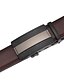 cheap Men&#039;s Belt-Men&#039;s Dress Belt Leather Belt Ratchet Belt Black Brown Cowhide Alloy Fashion Plain Daily Wear Going out Weekend