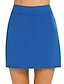 abordables Jupes unies-Femme Jupe de golf Noir Bleu Marine Grise Protection Solaire Jupes Vêtements de golf pour femmes, tenues, vêtements