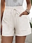 voordelige Shorts voor dames-Dames Korte broek broek Polyester Zak Hoge taille Korte Zwart Zomer