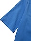 levne obyčejné šaty-dámské šaty na směnu ke kolenům šaty zelená modrá růžová žlutá poloviční rukáv čistá barva patchwork jaro léto v výstřih základní ležérní 2023 s m l xl xxl 3xl 4xl 5xl