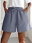 voordelige Shorts voor dames-Dames Actief Korte broek Katoen Zak Medium Taille Korte As Zomer