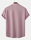 Χαμηλού Κόστους Βαμβακερό Λινό Πουκάμισο-Ανδρικά Πουκάμισο λινό πουκάμισο Βαμβακερό λινό πουκάμισο Casual πουκάμισο Καλοκαιρινό πουκάμισο Πουκάμισο παραλίας Μαύρο Ανθισμένο Ροζ Σκούρο πράσινο Κοντομάνικο Σκέτο Πέτο Καλοκαίρι Causal