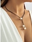 Недорогие Ожерелья и подвески-Жен. ожерелья Мода на открытом воздухе Геометрия Ожерелья
