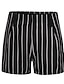 זול מכנסי נשים-בגדי ריקוד נשים שורטים כיס דפוס מותניים גבוהים קצר שחור קיץ