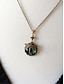 preiswerte Halsketten &amp; Anhänger-Damen-Halskette, 1 Stück, Libellen-Anhänger, grüne Glas-Cabochon-Vintage-Kette, böhmische Mode, kreative Outdoor-Tier-Halsketten