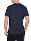 ieftine Tricouri casual pentru bărbați-Bărbați Tricou Tee Top Simplu Stil Nautic Stradă Vacanță Mânecă scurtă Îmbrăcăminte 5buc Modă Designer De Bază