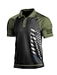 cheap Men&#039;s Active Tees &amp; Tanks-Men&#039;s Golf Polo Shirt Dark Grey Army Green Dark Navy Short Sleeve Sun Protection Moisture Wicking Top Summer Golf Attire Clothes Outfits Wear Apparel