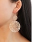 abordables Pendientes-Mujer Pendientes Moda Exterior Floral Arete