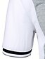 billige Klassisk poloskjorte for menn-Herre Button Up Poloer POLO T-skjorte Avslappet Sport Knaphul Kortermet Mote Grunnleggende Fargeblokk Knapp Sommer Normal Svart Hvit Rød Brun Button Up Poloer
