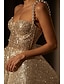 cheap Homecoming Dresses-A-Line Homecoming Dresses Sparkle &amp; Shine Dress Cocktail Party Birthday Short / Mini Sleeveless Spaghetti Strap Pink Dress Tulle with Glitter 2024