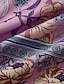 abordables Vestidos estampados-Mujer Vestido de una línea Floral Frunce Bolsillo Cuello Barco Vestido Midi Diario Cita Manga 3/4 Verano Primavera