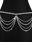 cheap Bracelets &amp; Bangles-Women&#039;s body chain Fashion Outdoor Geometry Rantai cermin mata