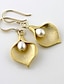 cheap Earrings-1 Pair Drop Earrings For Women&#039;s Party Evening Gift Prom Alloy Vintage Style Petal