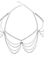 abordables Pulseras y brazaletes-Mujer Chaîne de Corps Moda Exterior Geometría Rantai cermin mata