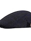 cheap Men&#039;s Hats-Men&#039;s Flat Cap Tweed Cap Black Khaki Cotton Print 1920s Fashion Outdoor Casual Outdoor Street Daily Plaid Windproof Comfort Breathable Fashion