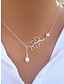 cheap Necklaces &amp; pendants-Women&#039;s necklace Fashion Outdoor Leaf Necklaces