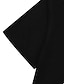 Недорогие простые платья-Жен. Контрастных цветов Полотняное плетение Рюши V-образный вырез Мини-платье Повседневные С короткими рукавами Лето Весна