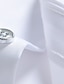 رخيصةأون قمصان رجالية-رجالي قميص رسمي زر حتى القميص أسود أبيض زهري كم طويل 平织 طوي ربيع &amp; الصيف المكتب &amp; الوظيفة مناسب للخارج ملابس أساسي
