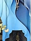 voordelige Damesblouses en -shirts-Dames Overhemd Blouse Grafisch Abstract blauw Paars Oranje Afdrukken Korte mouw Casual Basic Neon en helder Ronde hals Normale pasvorm